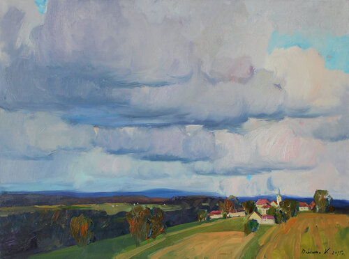 The Power of Space. di Karina Voloshko, Pittura in vendita su Singulart