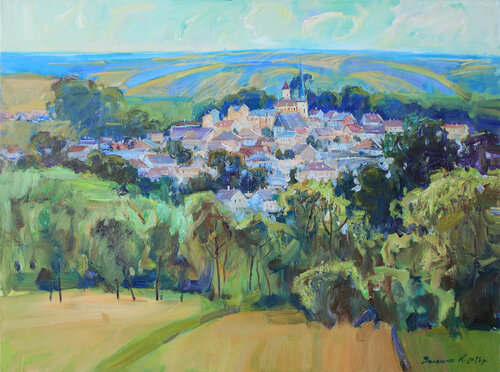 The Hidden Fairy Tale. di Karina Voloshko, Pittura in vendita su Singulart