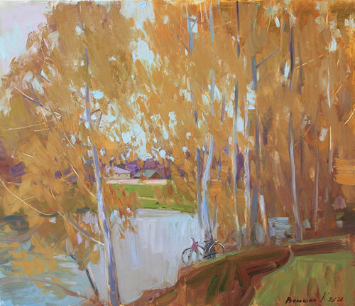 Silent Water di Karina Voloshko, Pittura in vendita su Singulart