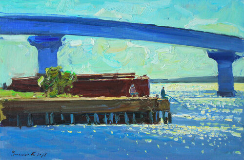 In the Arms of the Sun di Karina Voloshko, Pittura in vendita su Singulart