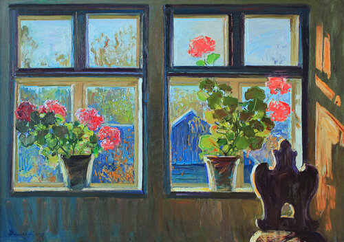The Warmth of the Sun by Karina Voloshko, Painting for Sale on Singulart