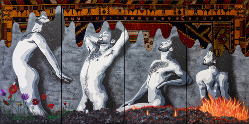 Rise like a Phoenix van Iman Scheiko, Schilderij te koop op Singulart