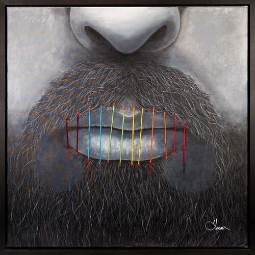 Freedom of expression_Queer van Iman Scheiko, Schilderij te koop op Singulart