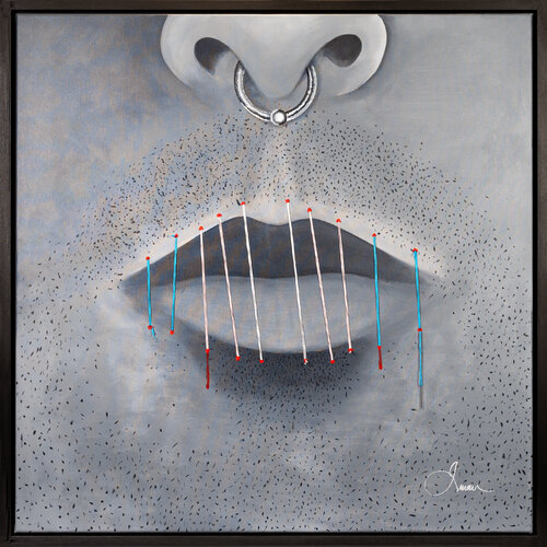 Freedom of expression_Trans van Iman Scheiko, Schilderij te koop op Singulart