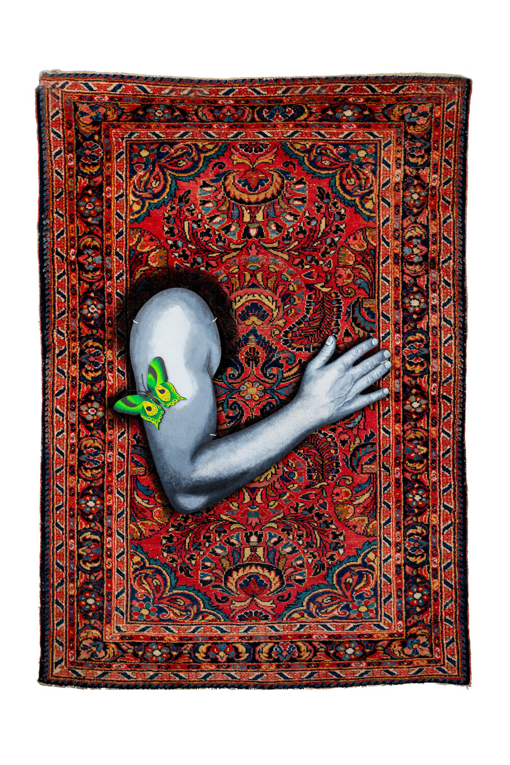 Meine Hand – zu viel und doch zu wenig Iman Scheiko Originalgemälde zu verkaufen
