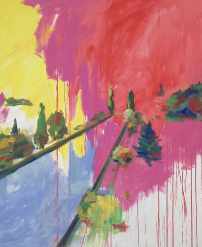 Nowhere but fast de Kristina Foggensteiner, Pintura a la venta en Singulart