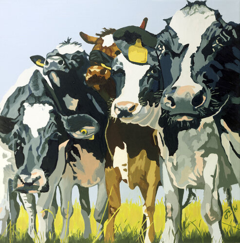 Cows IV von Jo Willis, Druck kaufen auf Singulart