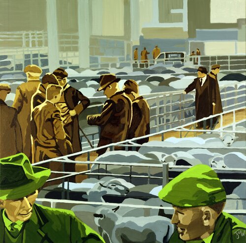 Dublin market 1962 Jo Willis