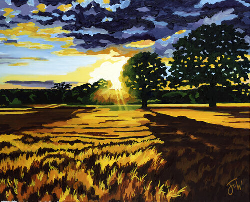 Sunset Walk II by Jo Willis, Print for Sale on Singulart