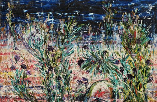 « le jour se lève, ce qui vibre dans la lumière pure s’émerveille et s’éclaire par amour » van Patrick COTTENCIN, Schilderij te koop op Singulart