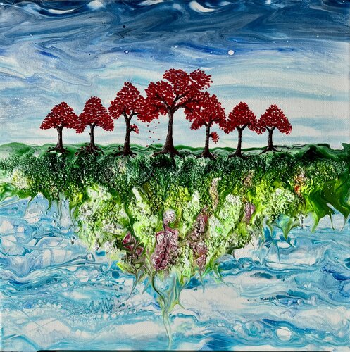 Verborgene Welten by Heidi Meinhardt, Painting for Sale on Singulart