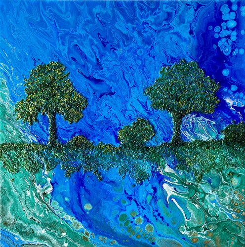 Horizontlinie der Stille by Heidi Meinhardt, Painting for Sale on Singulart