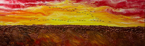 Sonnenaufgang by Heidi Meinhardt, Painting for Sale on Singulart