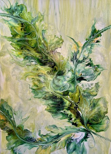 Grünes Erwachen by Heidi Meinhardt, Painting for Sale on Singulart
