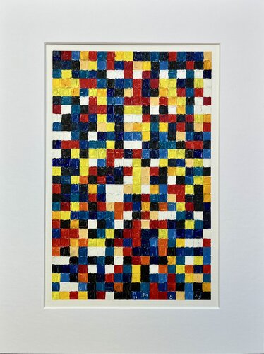 Struktur im Chaos - Farbfeldmalerei by Heidi Meinhardt, Painting for Sale on Singulart