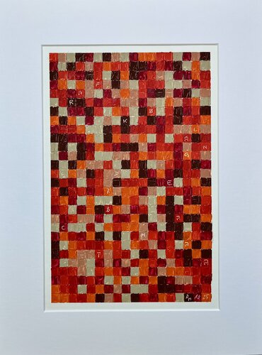 Tanzfarbwelt der Bachata - Farbfeldmalerei by Heidi Meinhardt, Painting for Sale on Singulart