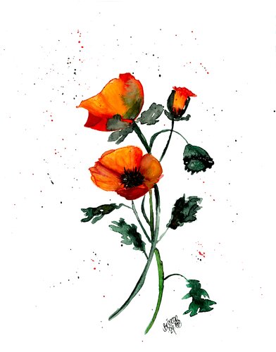 Leben im Augenblick van Bianca Käch, Schilderij te koop op Singulart
