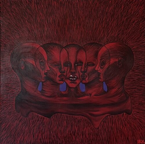 HIVE MIND di Iris Helme, Pittura in vendita su Singulart