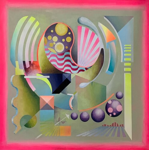 Disctopia Euphoria. by Oliver Perry, Painting for Sale on Singulart