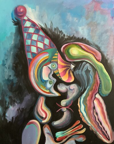 The blink of a minds eye. van Oliver Perry, Schilderij te koop op Singulart