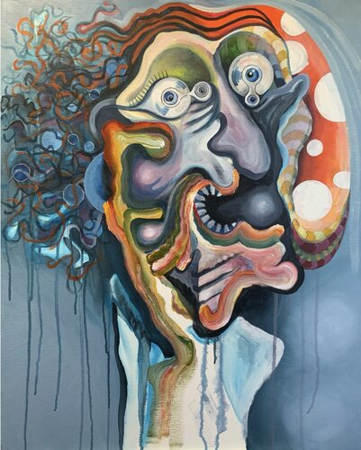 A drug called vanity. par Oliver Perry, Peinture en vente sur Singulart