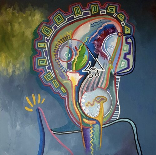 We Only Have Our Fears. by Oliver Perry, Painting for Sale on Singulart