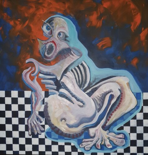 Fear, Loathing and Contagion. di Oliver Perry, Pittura in vendita su Singulart