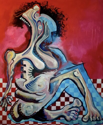 Flirting with False Gods. van Oliver Perry, Schilderij te koop op Singulart