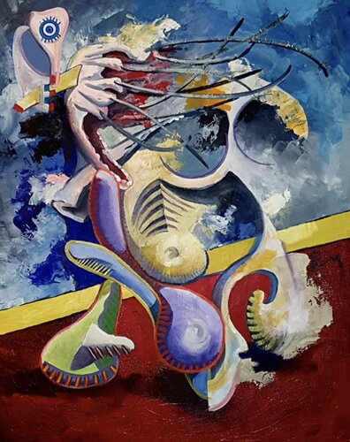 Icarus- We All Flew Too High. by Oliver Perry, Painting for Sale on Singulart