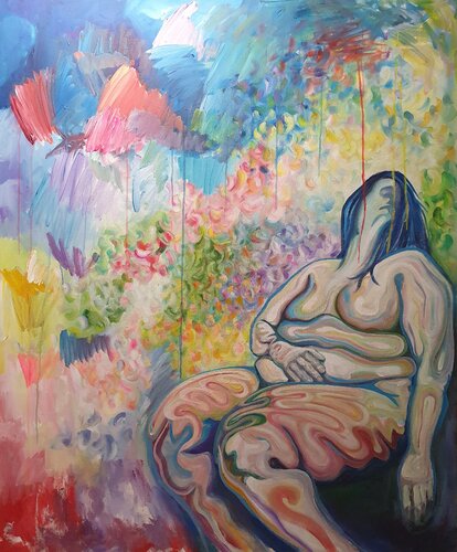 The shadow of a dream. (Underlying exhaustion). by Oliver Perry, 회화 for Sale on Singulart