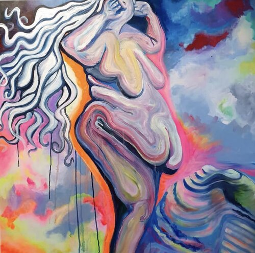 The genius of dreaming. by Oliver Perry, 회화 for Sale on Singulart