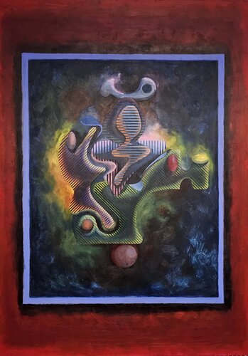 Dark Thoughts Are Still Thoughts. by Oliver Perry, Painting for Sale on Singulart