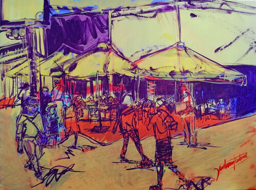 21 soleado di Gustavo Leutun, Pittura in vendita su Singulart