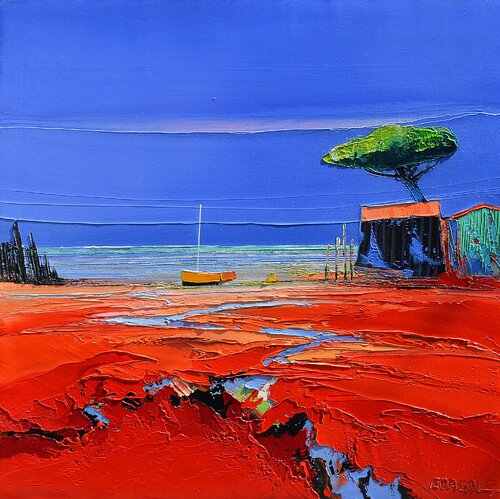 Le Pin Parasol par Christian EURGAL, Peinture en vente sur Singulart