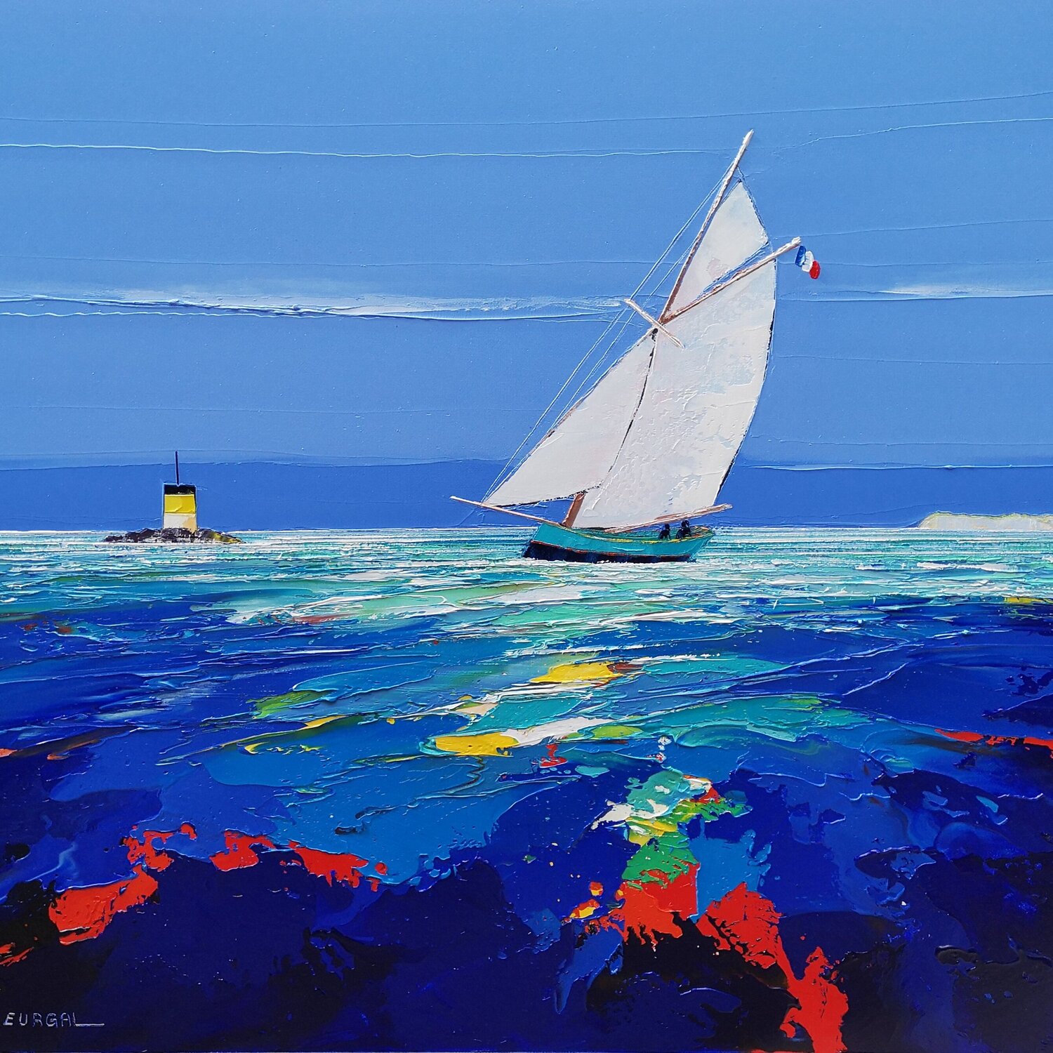 La bouée Jaune Christian EURGAL