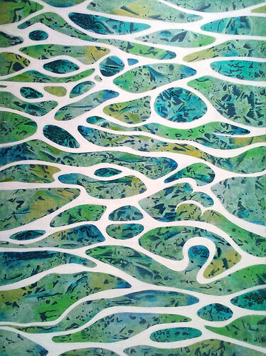 Sunlight on Water by Alison Adams, Painting for Sale on Singulart