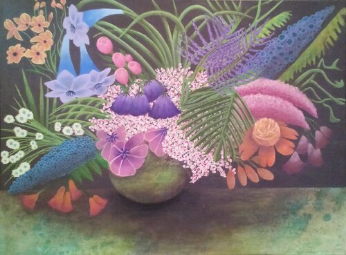 The Green Vase von Alison Adams, Malerei kaufen auf Singulart