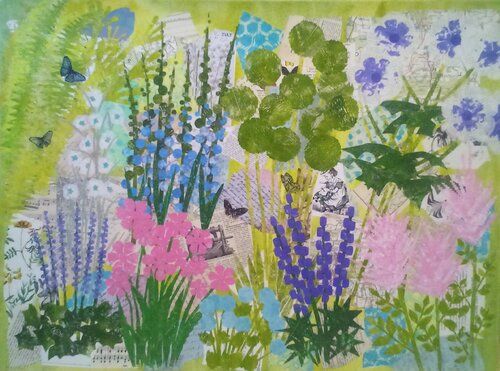 English Country Garden von Alison Adams, Malerei kaufen auf Singulart