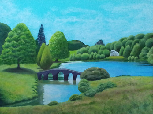 Stourhead von Alison Adams, Malerei kaufen auf Singulart