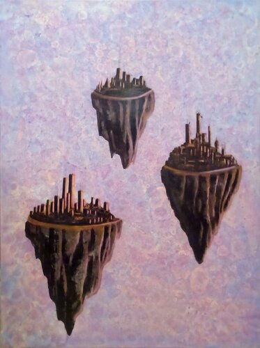 Cities of the Sky von Alison Adams, Malerei kaufen auf Singulart