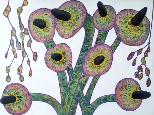 Morphic Garden von Alison Adams, Malerei kaufen auf Singulart