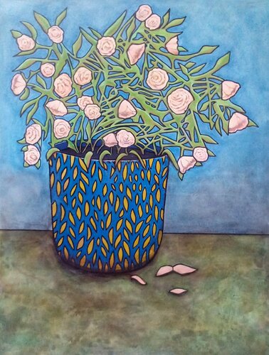 Tangle of Blossoms von Alison Adams, Malerei kaufen auf Singulart