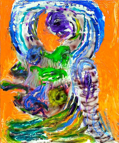 幻聴 van Takuya Shimosaka, Schilderij te koop op Singulart