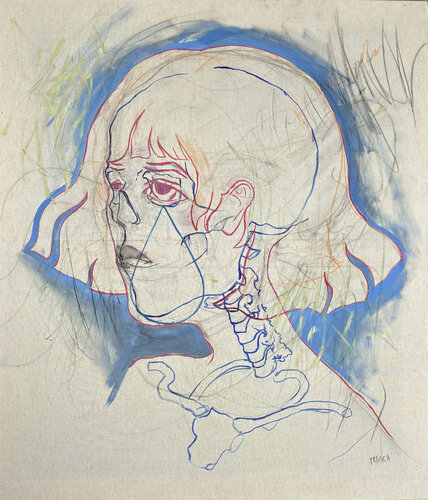 Transprent Portrait von Alona Parnevich, Malerei kaufen auf Singulart