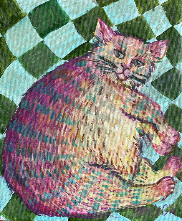 The Cat Who Owns the Room Alona Parnevich