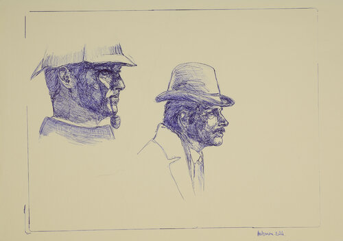 Sherlock et Watson par Anaïs Devouge, Œuvre sur papier en vente sur Singulart
