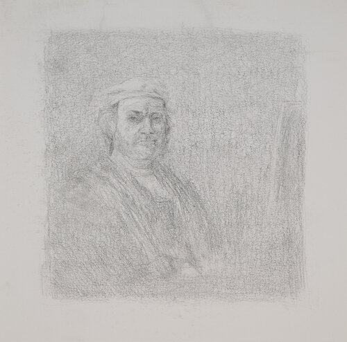 L'autoportrait d'un peintre par Anaïs Devouge, Œuvre sur papier en vente sur Singulart