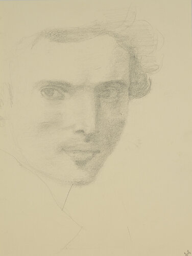 Apparition du portrait par Anaïs Devouge, Œuvre sur papier en vente sur Singulart