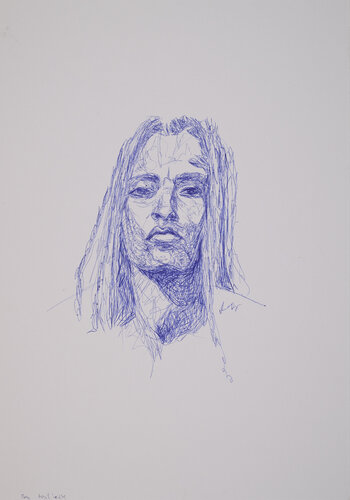 Portrait de la chanteuse par Anaïs Devouge, Œuvre sur papier en vente sur Singulart