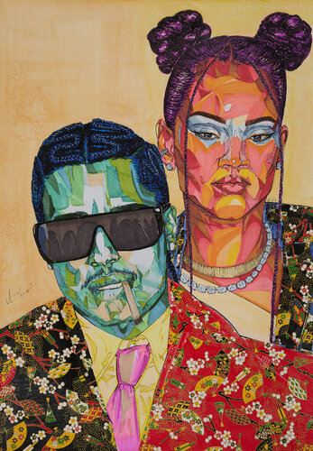 Les stars par Anaïs Devouge, Œuvre sur papier en vente sur Singulart